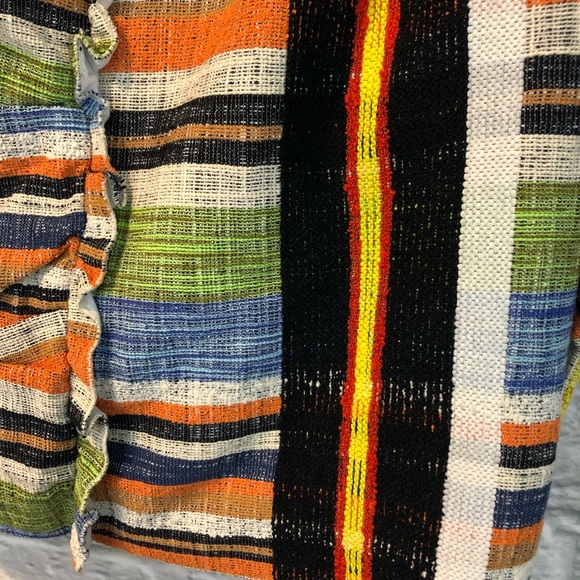 NWT No.21 Size 40 Colorful Woven Mini Skirt w/ Bow - Picture 7 of 14